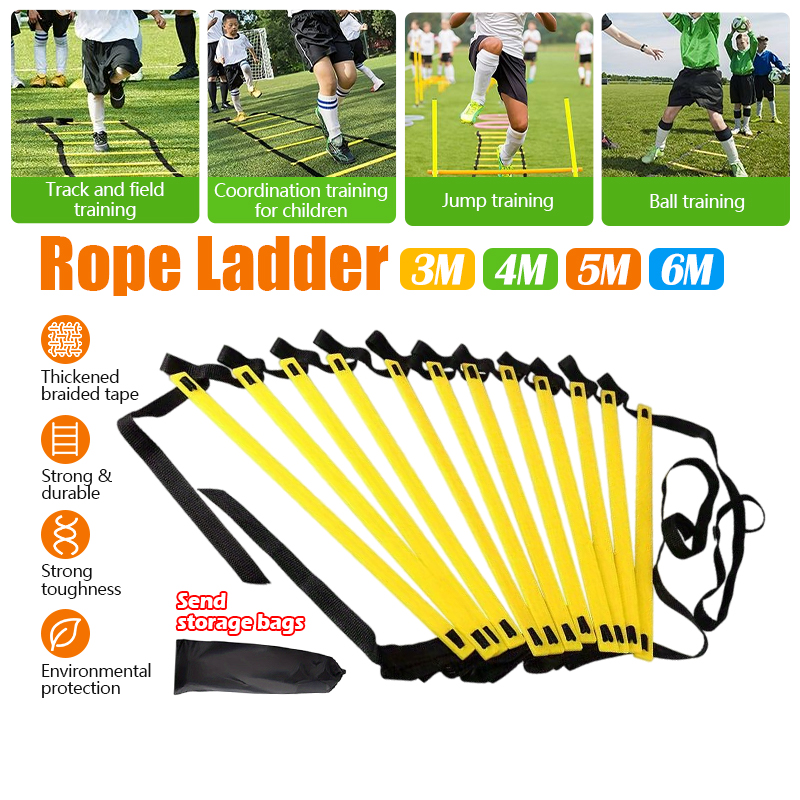 【NDD Delivery】Football Training Equipment Rope Ladder Physical Fitness ...