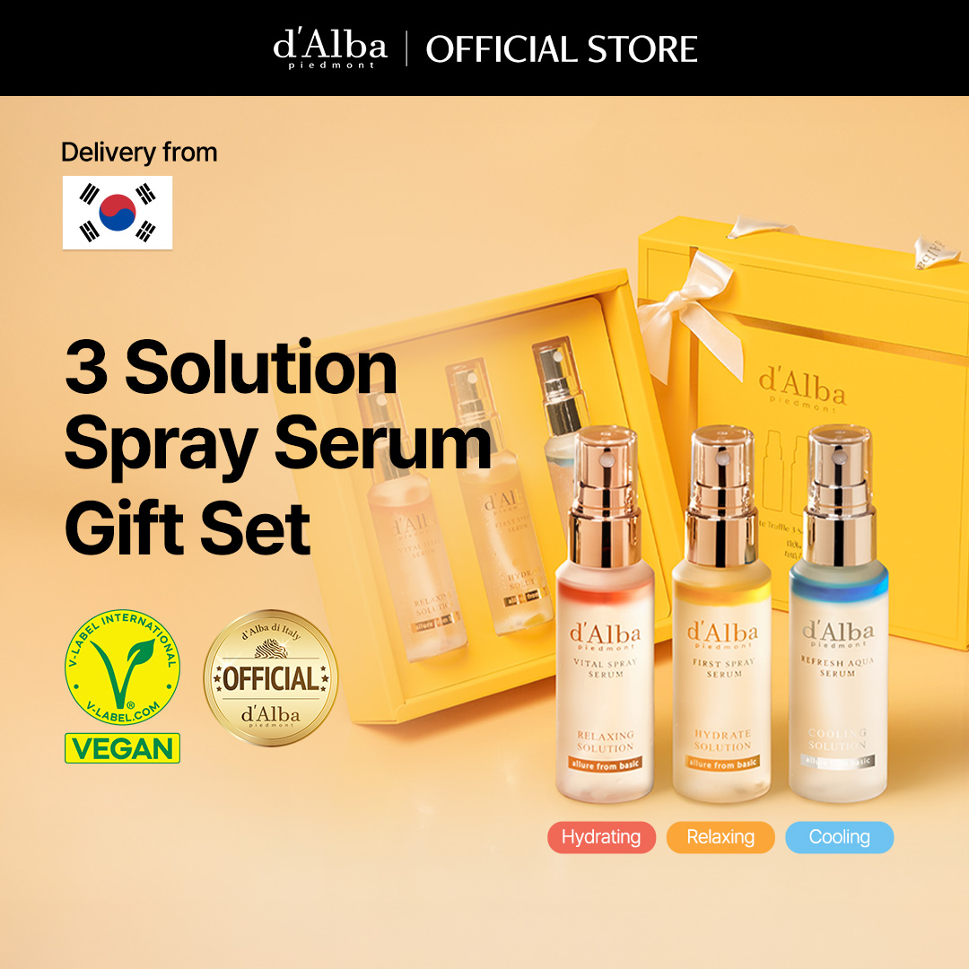 Official] d'Alba 3 Solution Spray Serum Gift Set (First Spray