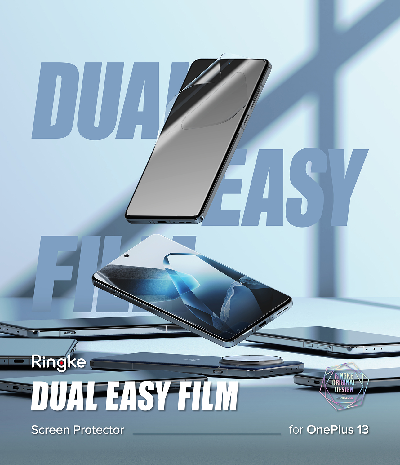 Ringke Dual Easy Film for OnePlus 13 Clear Lightweight Screen Protector ...