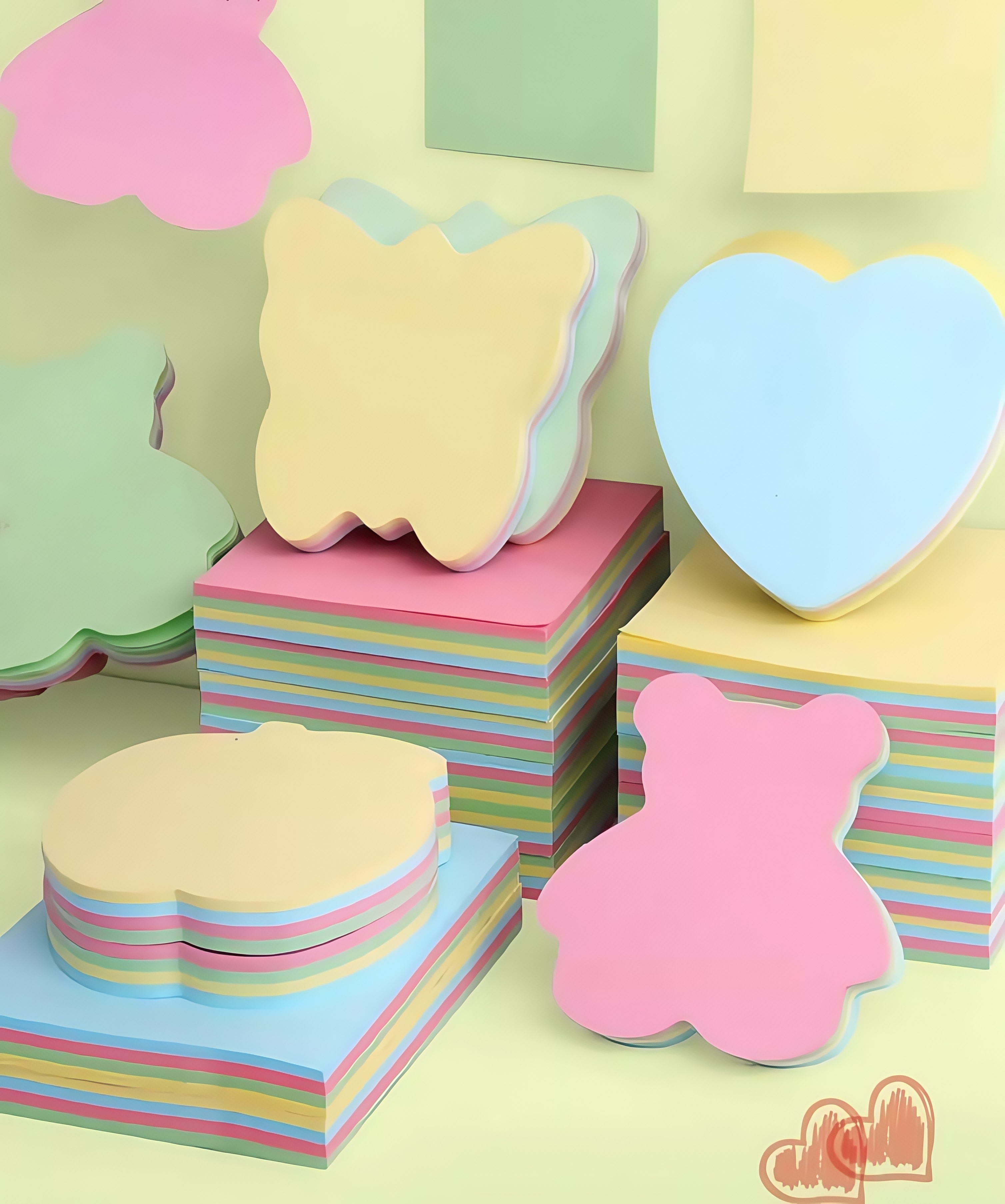[SG 11.11 Early Sale!] (Min 7). 100 Sheets Pretty & Colourful Sticky ...