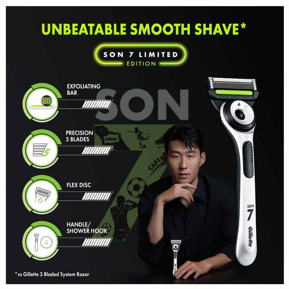 GILLETTE Labs x Son 7 Limited Edition With Exfoliating Bar Razor For ...
