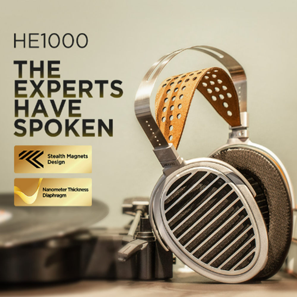 HiFiMAN HE1000 Stealth Planar Magnetic Open-Back Over-Ear Headphone ...