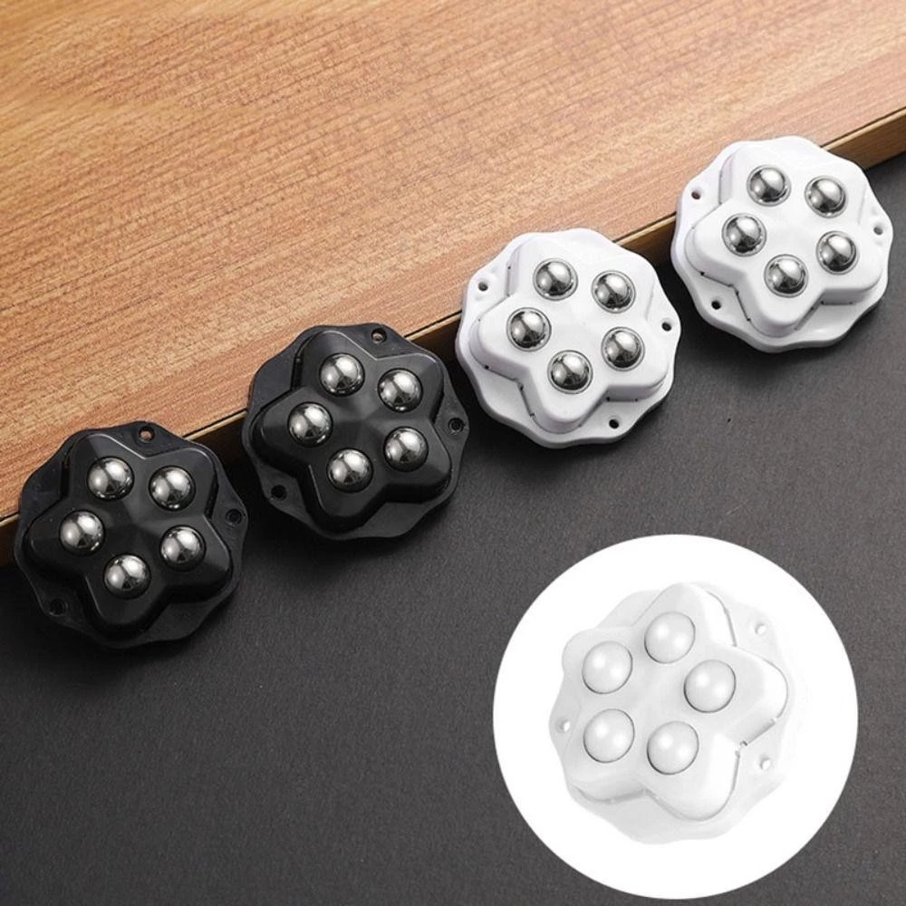 [SG] 4Pcs/set 5 Beads Caster Wheel Roller Mute Ball Universal Wheels ...