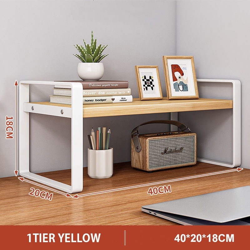 3Tier Desktop Storage Rack SimpleBook Shelf Desk Organiser Kitchen ...