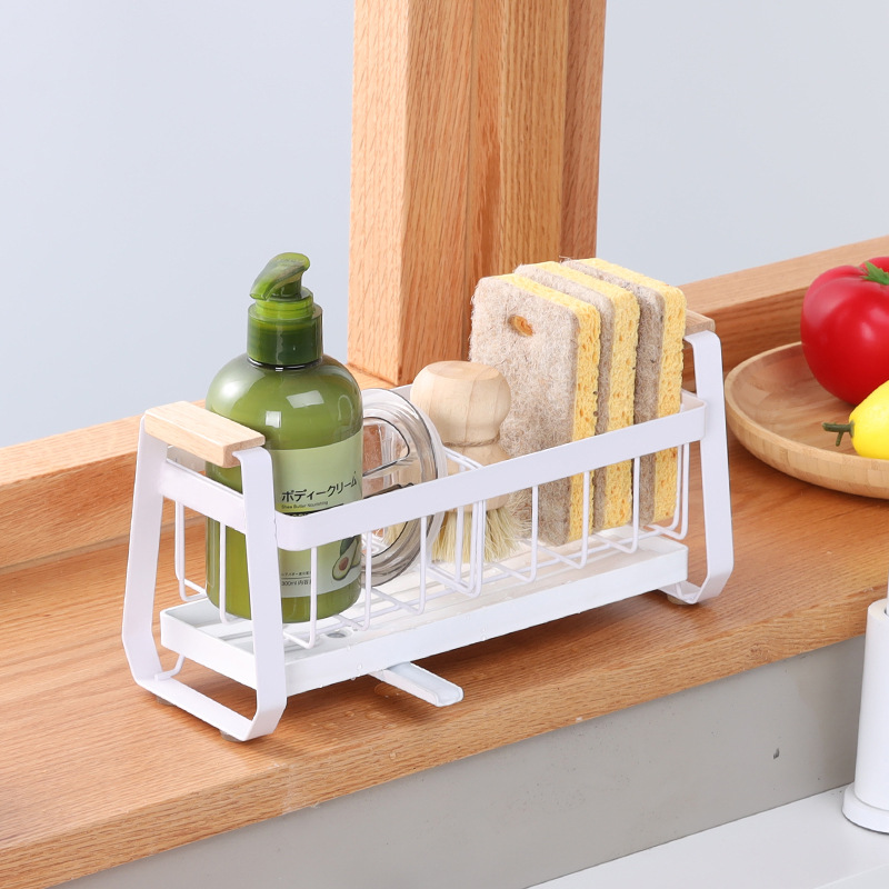 🔥OCT Dish Washing Sponge Drying Rack with Drainer Tray🔥 Adjustable ...