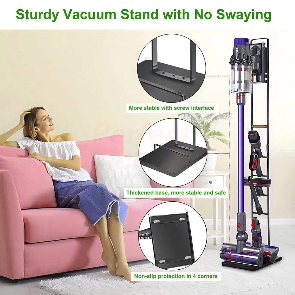 【SG Stock】Vacuum Cleaner Holder Universal Vacuum Cleaner Rack Rak Vakum ...