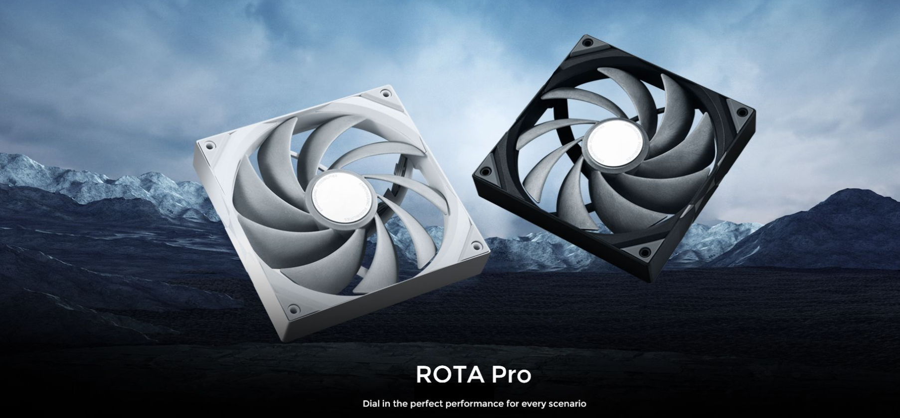 TRYX ROTA Pro 120 / 140 Black / White LCP BLADES 4 Pin PWM 2250RPM ...