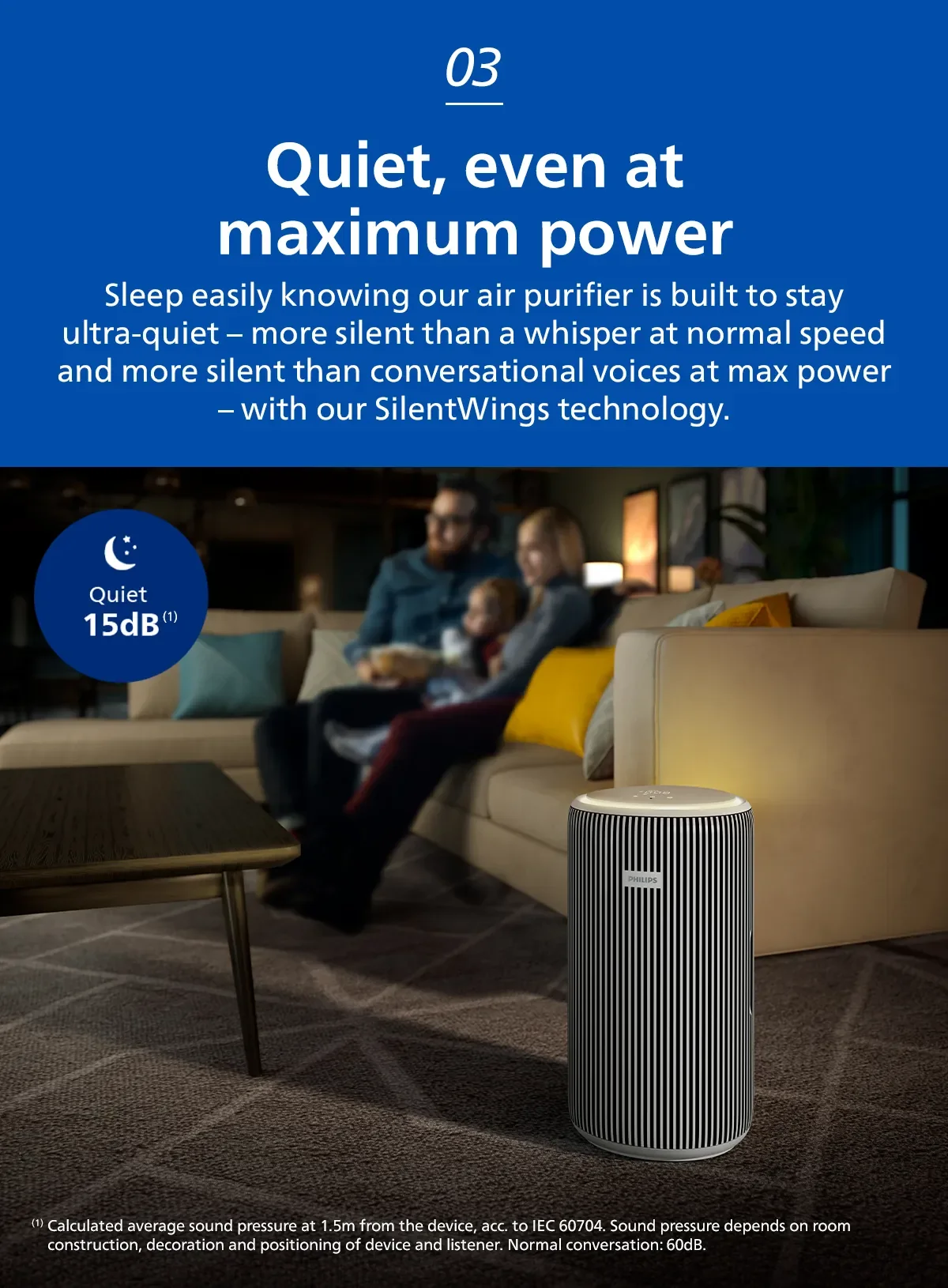 Philips AC3220/10 | AC3220 Smart Air Purifier Pro 3200 Series, HEPA ...