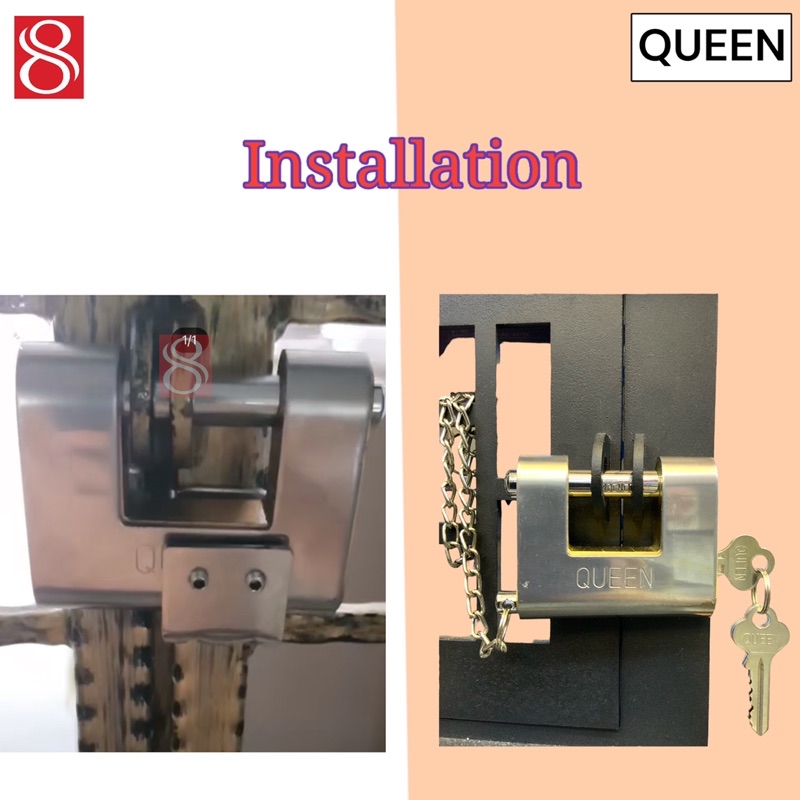 (SG SELLER)” Queen” Heavy duty High Quality Stainless steel Armour ...