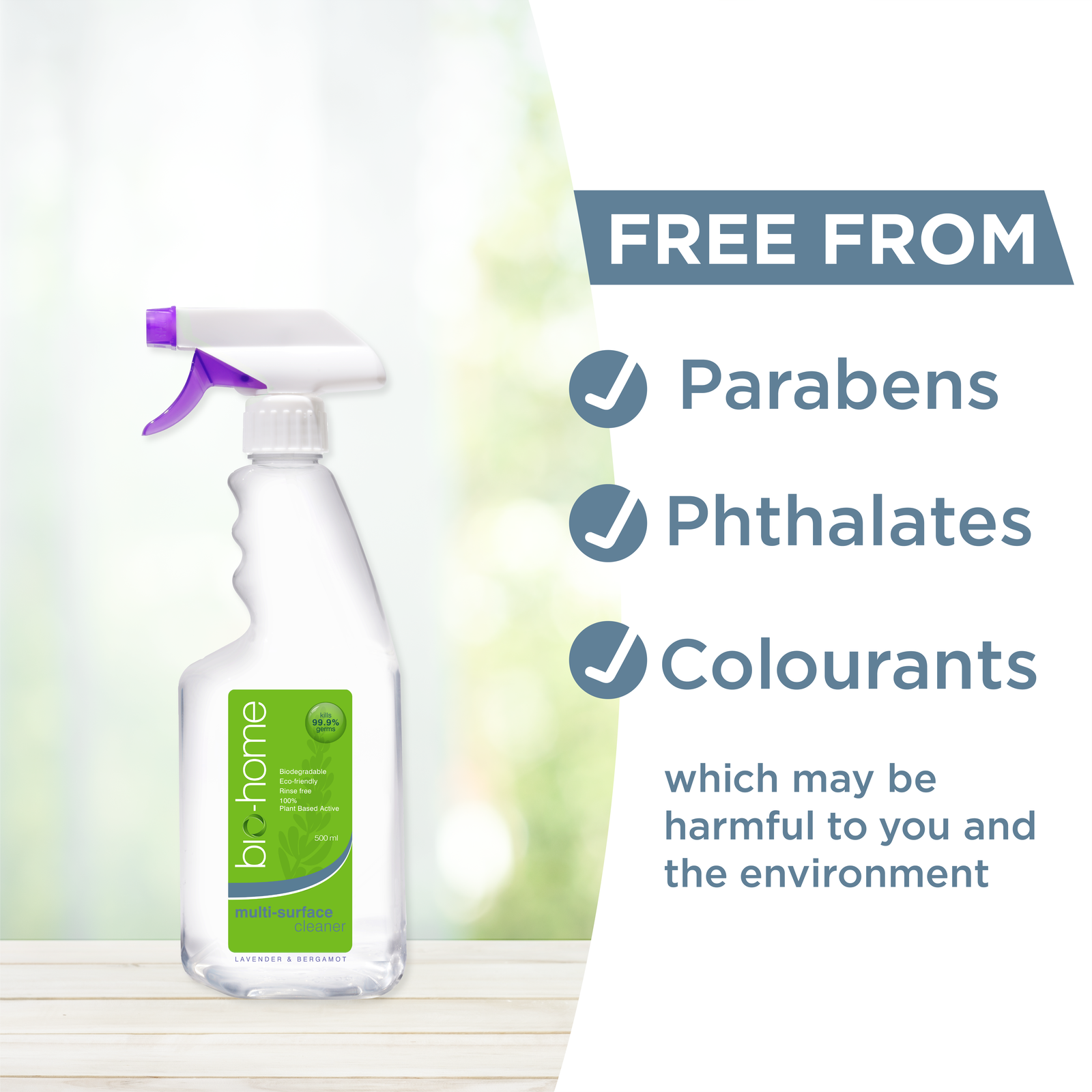 [Carton of 12] bio-home Multi-Surface Cleaner 500ml - Lavender ...