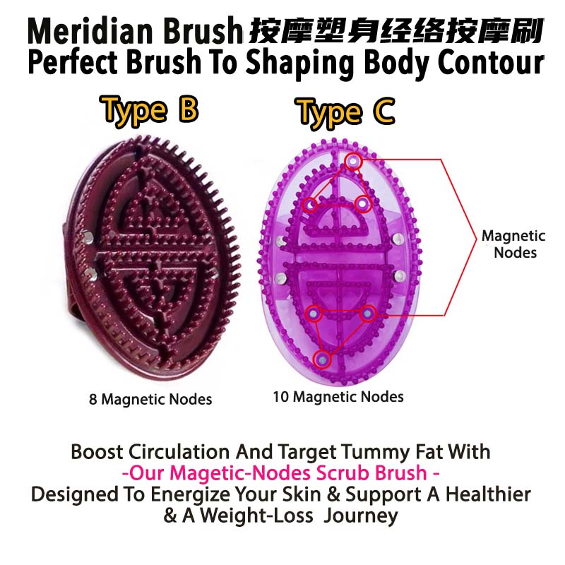 [Ready Stock] Massage Slimming Brush Tummy Tool Meridian Massage Tool ...