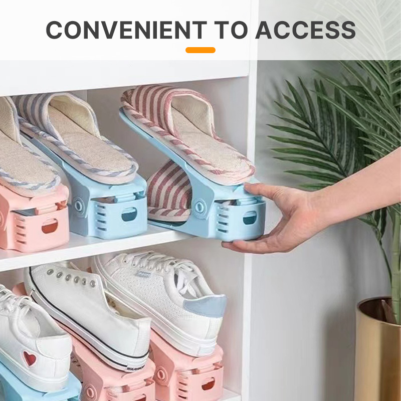 [SG Stock] Doble Layer Shoe Organizer Shoe Organiser Shoe Rack ...