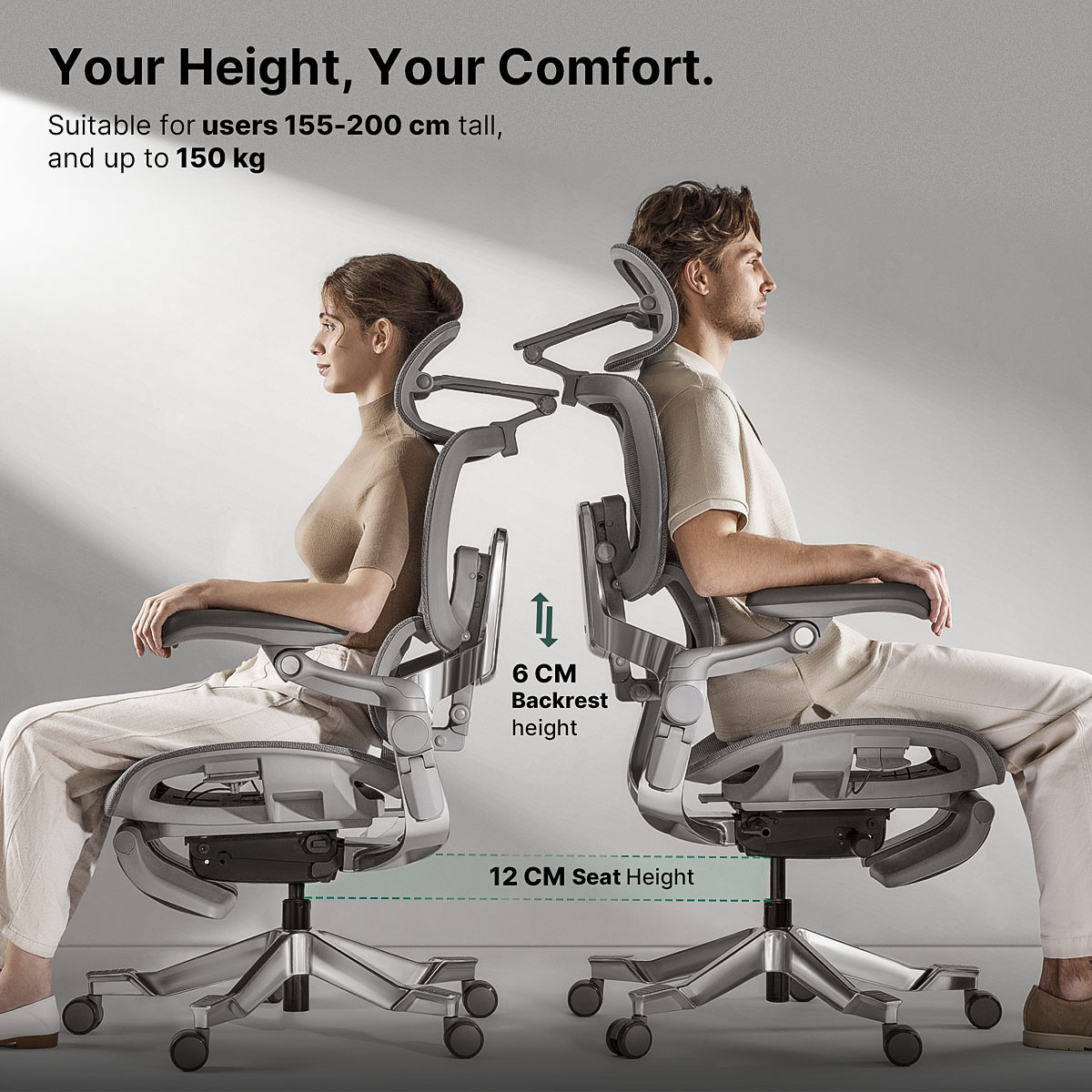 Hinomi H2 Pro Ergonomic Chair with Lumbar Support,Leg Rest,Mesh Home ...