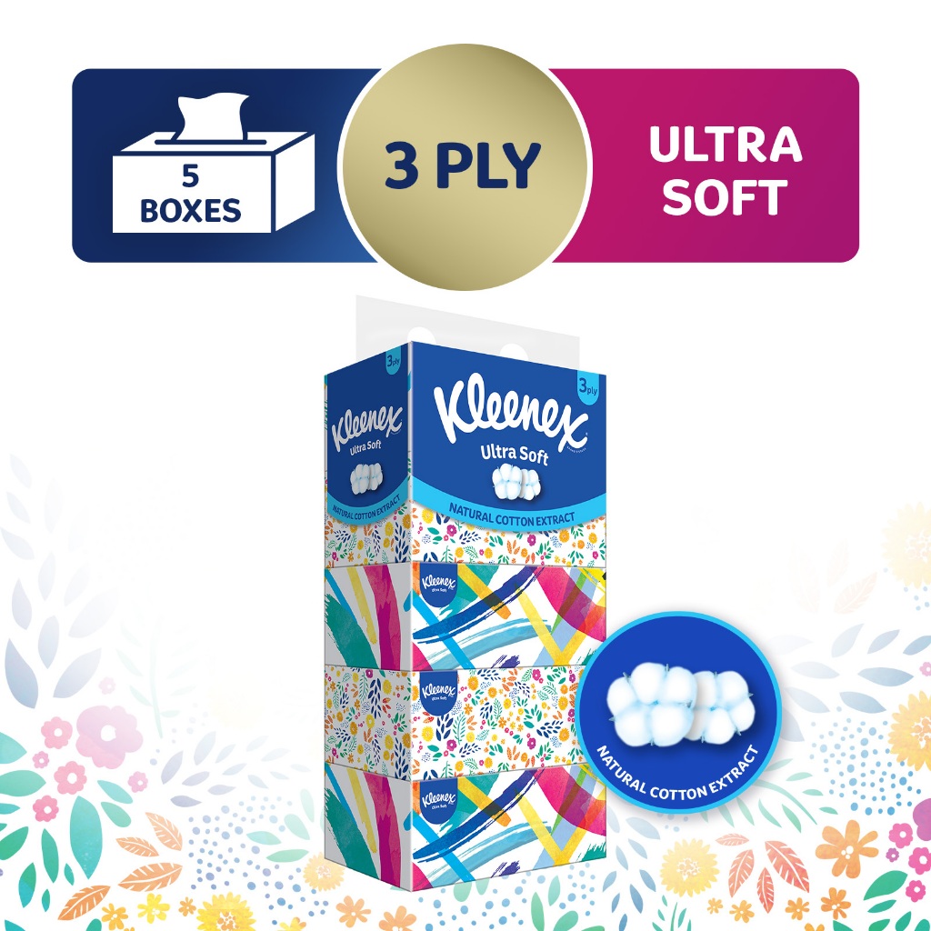 Kleenex Facial Tissue Box / Value Pack / Best Value / Available in 3 ...