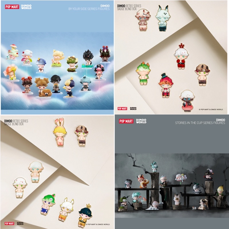 【BNIB | OFFICIAL】POP MART x Dimoo World Series Blind Box | With QR Code ...