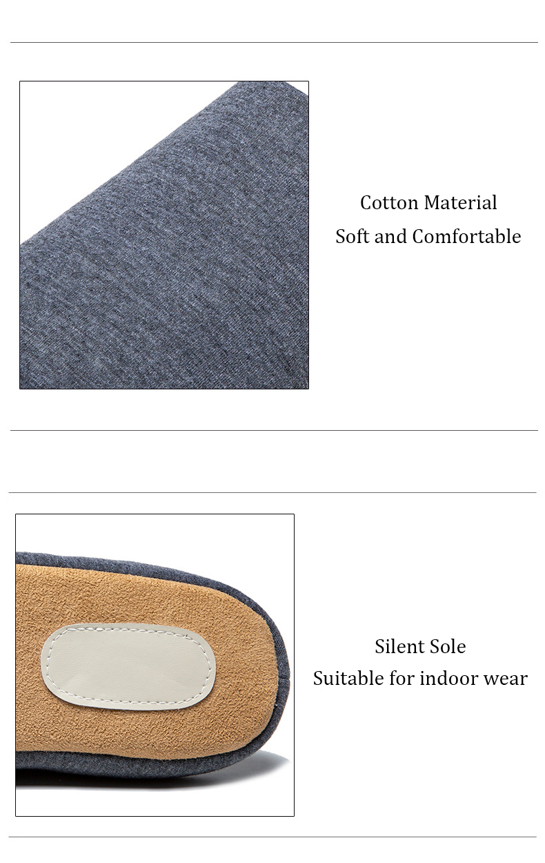 Japanese-style Mute Slippers Indoor House Floor Slippers for Men/Women ...