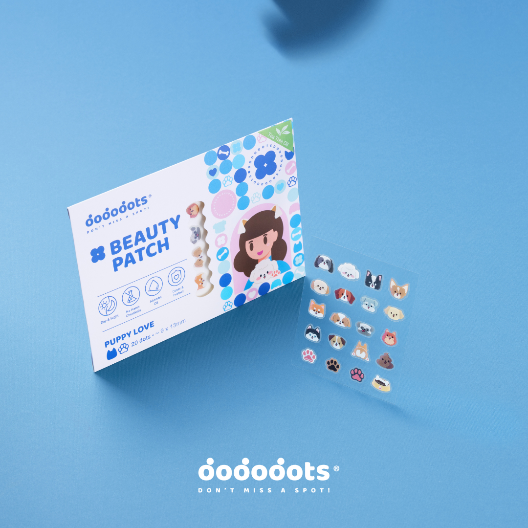 Dododots | Puppy Love | Tea Tree Oil | Hydrocolloid Cute Acne Pimple ...