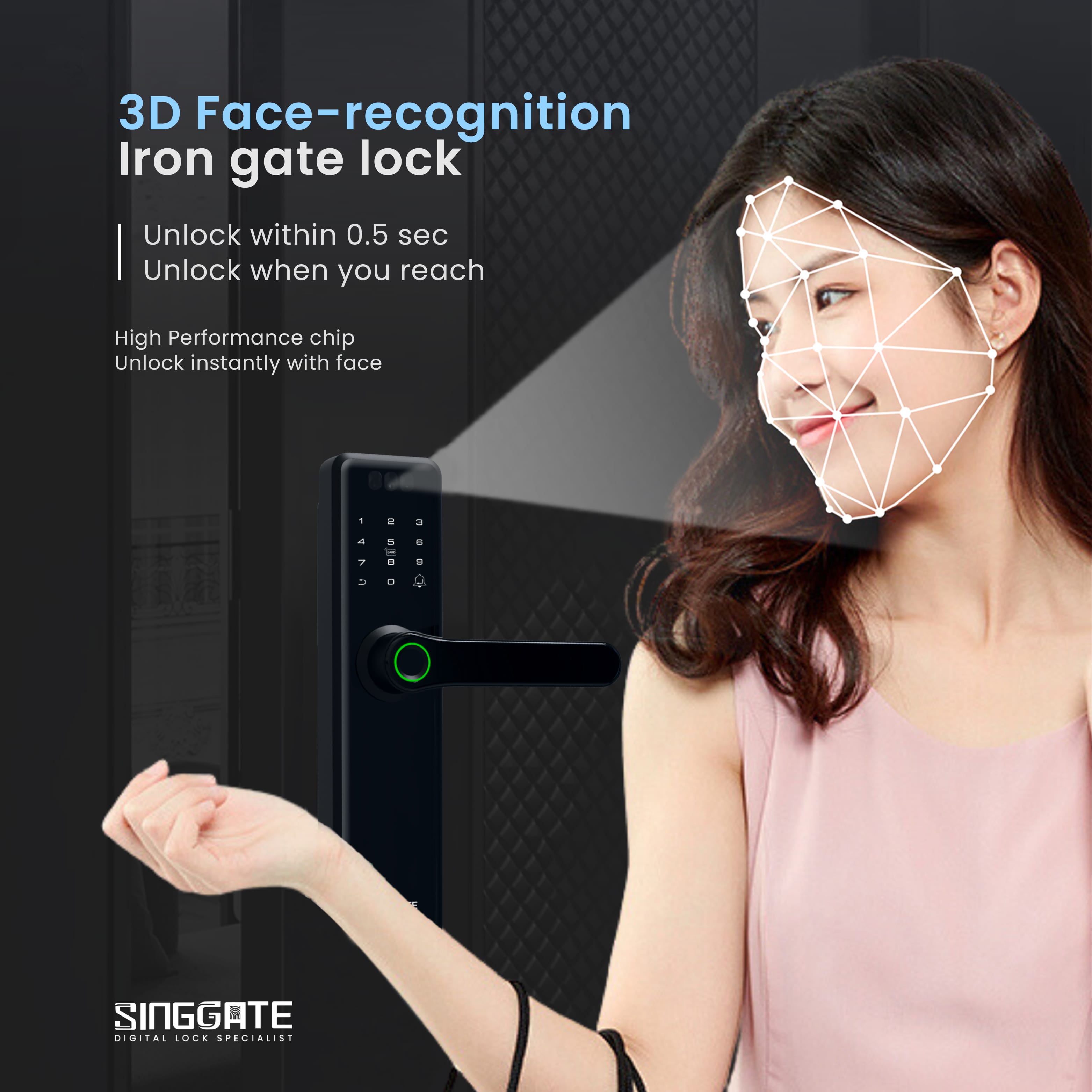 【Synchronized Model】FREE Installation | SINGGATE [FM025] Digital Gate ...