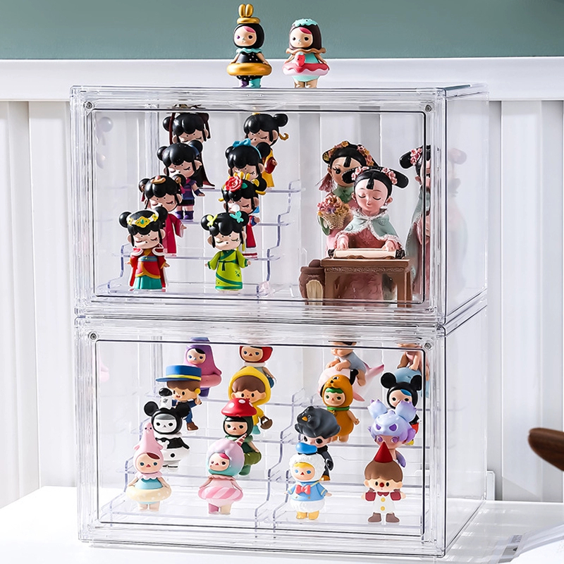 TURTLE Acrylic Stackable Figurine Display Box Display Case Blind Box ...