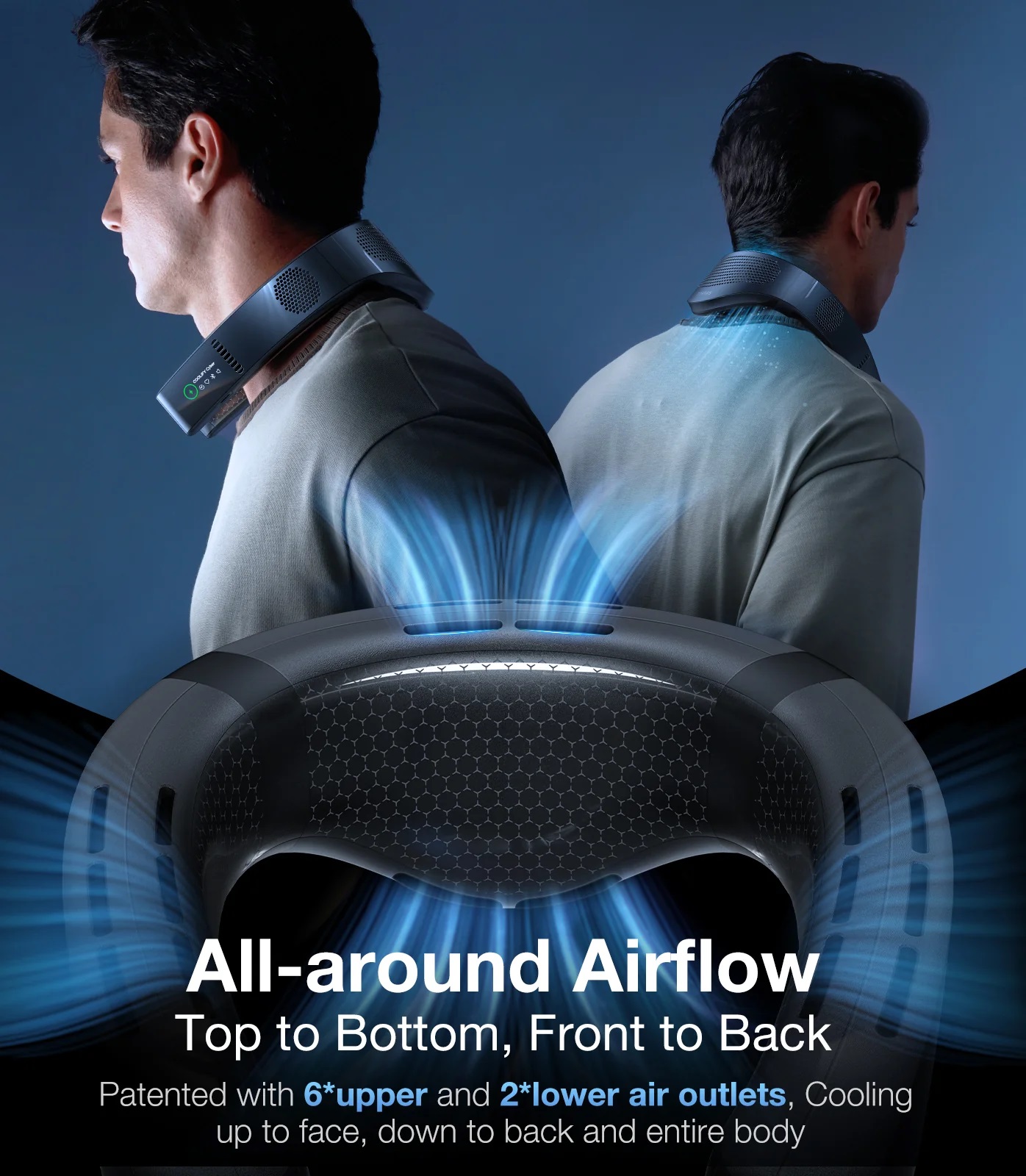 Torras COOLiFY Cyber Neck Air Conditioner with Smart APP Control ...
