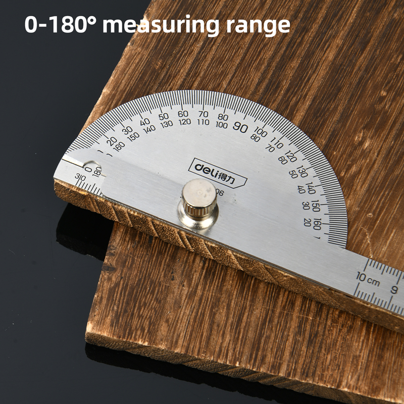 (SG Stock) 180 degree Stainless Steel Angle Protractor Measuring Tool ...