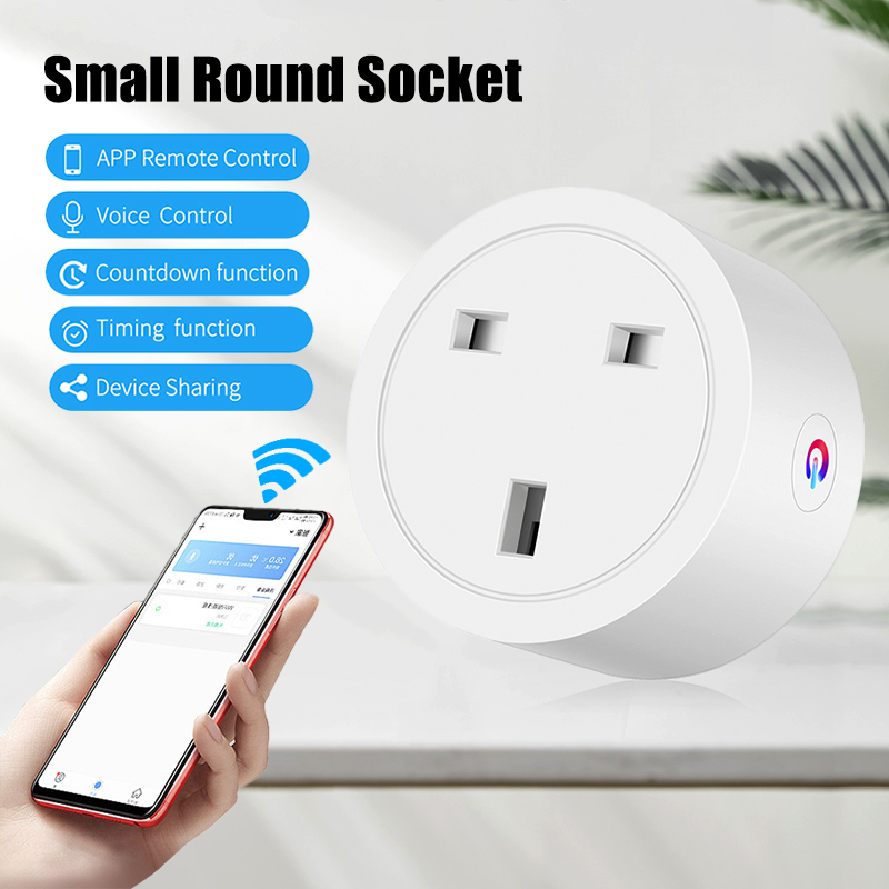 Smart Wifi Plug Socket 16A/20A Tuya Socket Adaptor Outlet Timer Plug ...