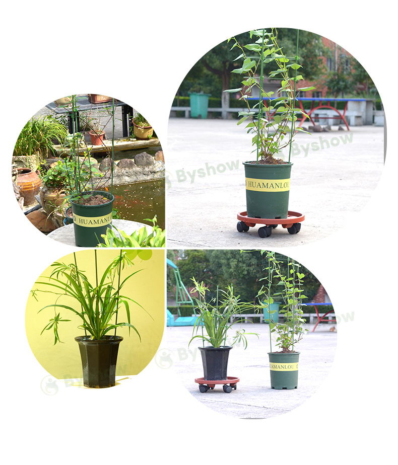 【Byshow】Plant Climbing Support Stick Net Conical Flower Rack Ring ...