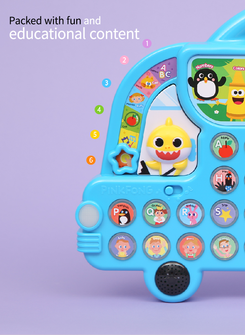 PINKFONG Official Pinkfong Alphabet Bus | Shopee Singapore