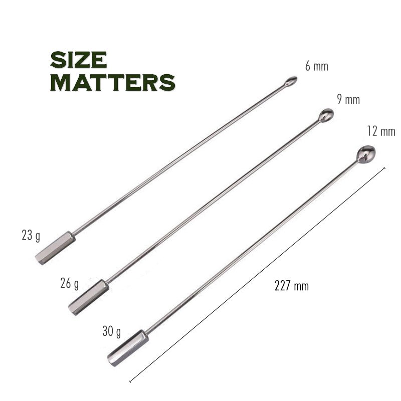 Stainless Steel Urethral Sounding Rod, Adult Men Hardcore Sex Toys ...