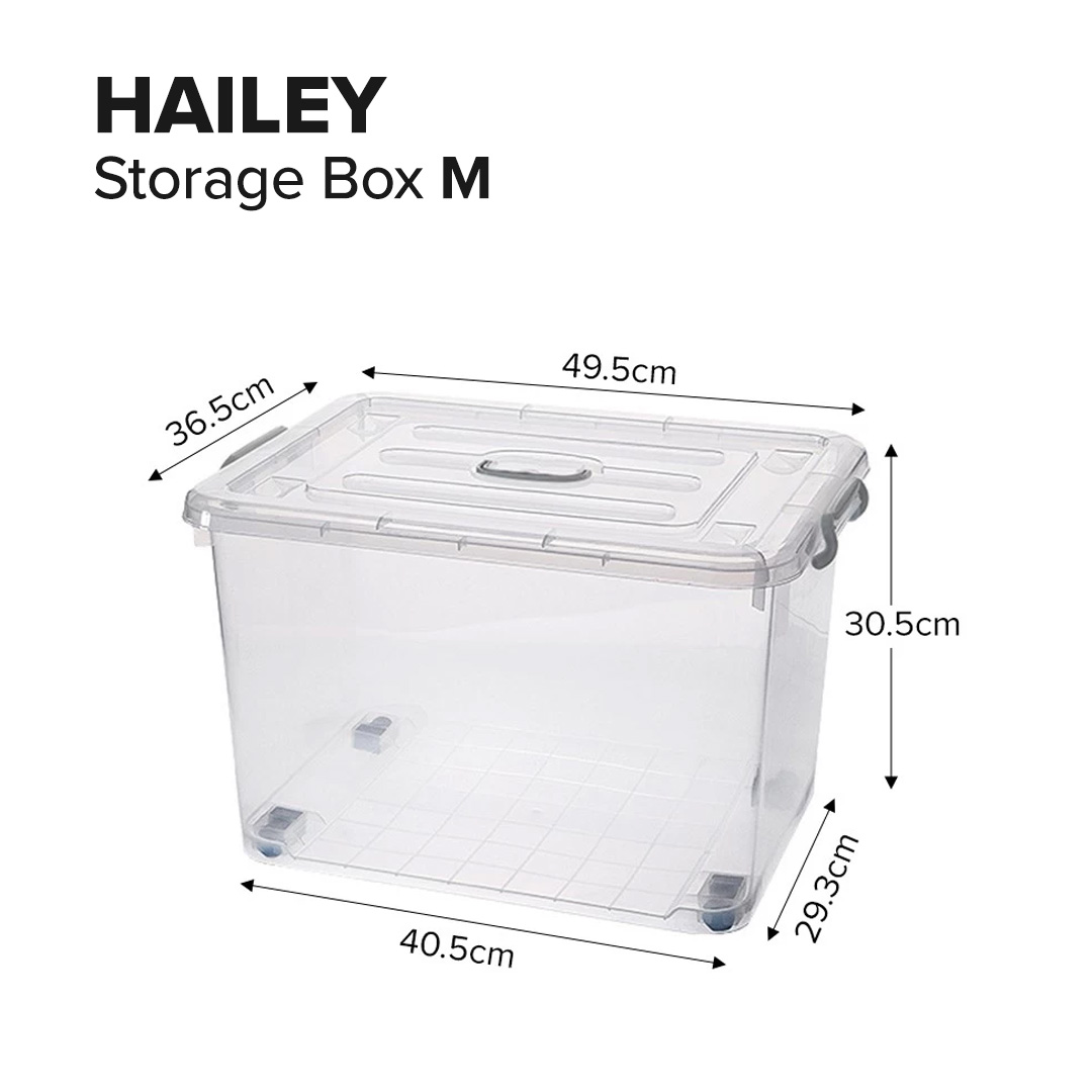 JIJI.SG Bundle Hailey Transparent Storage Box Container Organizer ...