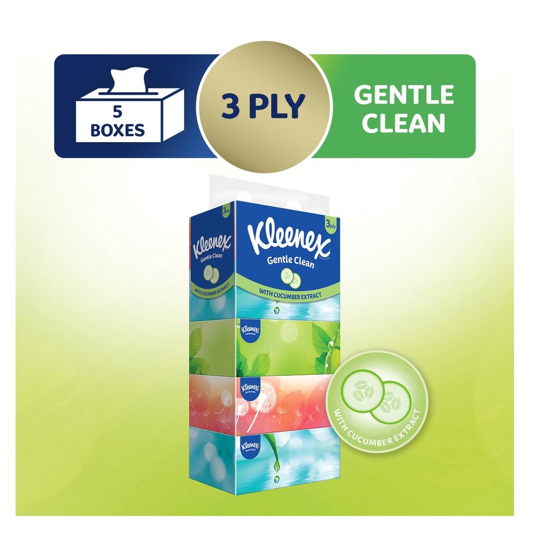 Kleenex Facial Tissue Box / Value Pack / Best Value / Available in 3 ...