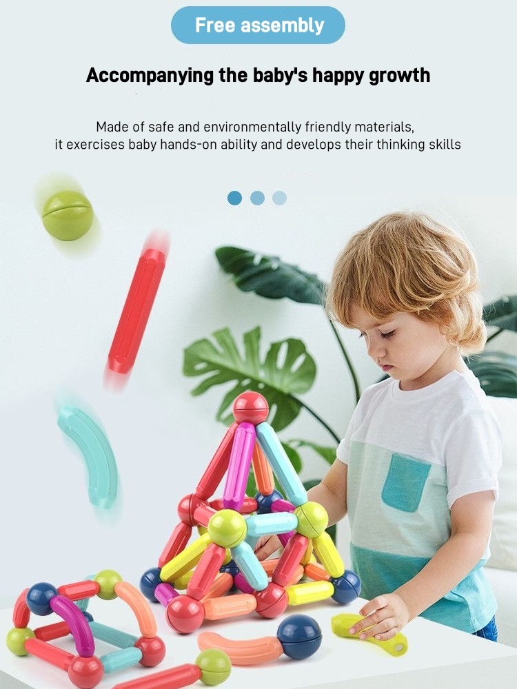 【SG-spot】Versatile Magnetic Rod Toy Early Education Intelligence Puzzle ...