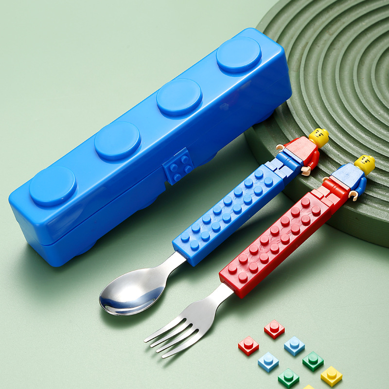 [SG] Kids Cutlery Set Kids Spoon And Fork Set Utensils Set Portable ...