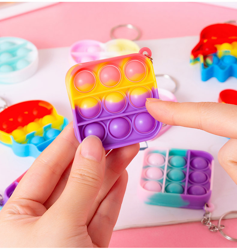 [SG Ready Stock] Cute Cartoon Pop It Keychain | Kids Gifts Baby Goodies ...