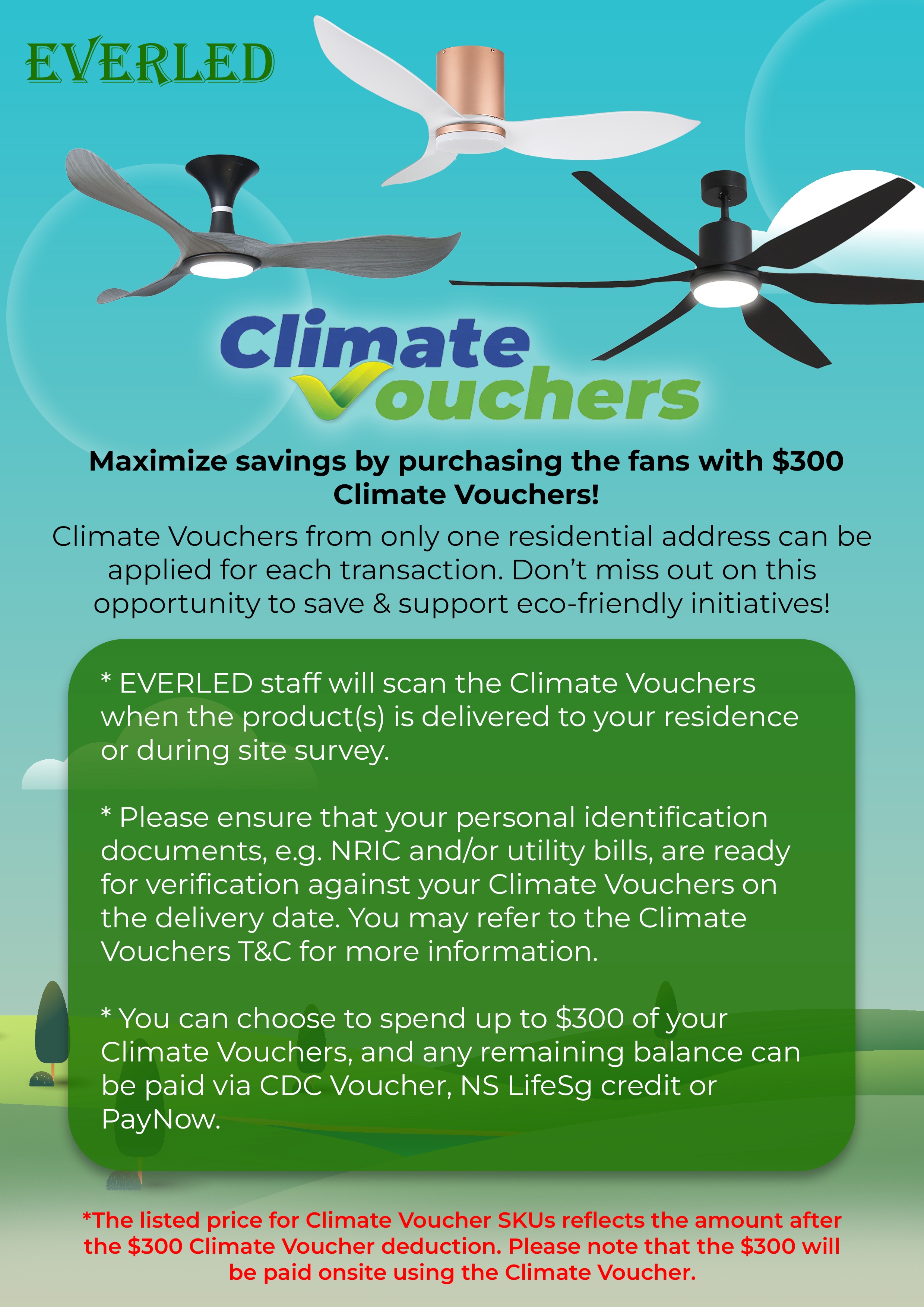 [For Climate Voucher On-Site Scanning] DAIKO Haga MAX DC Ceiling Fan ...