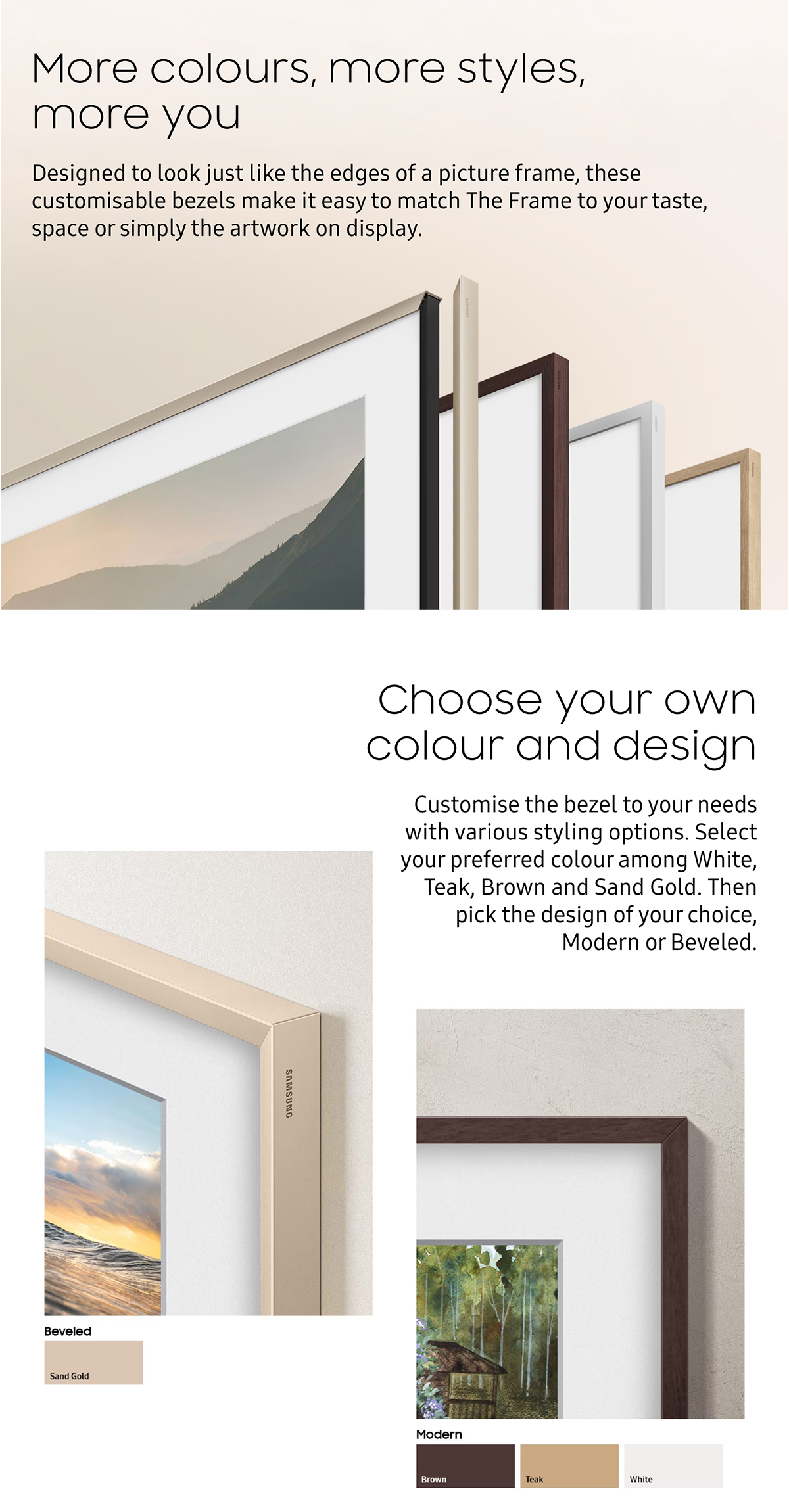 Samsung 85” Customisable Frame Bezel for 2025 The Frame TV LS03FW ...
