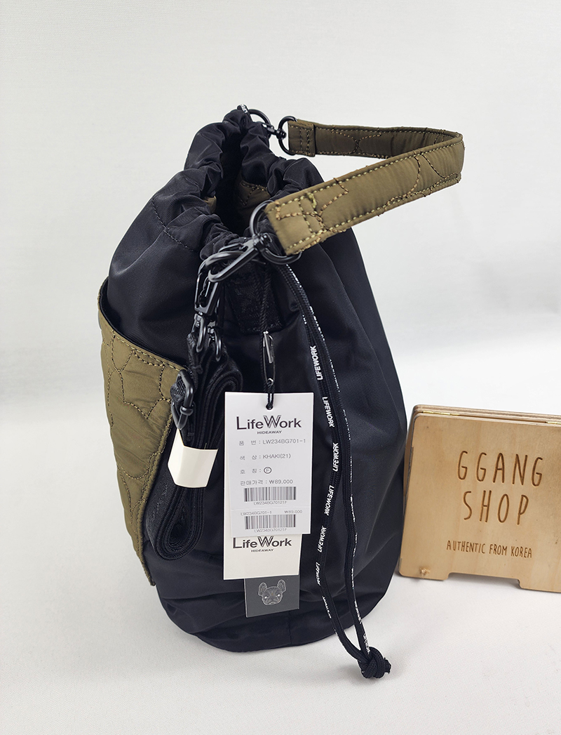 [LIFE WORK]Reversible Bucket Bag/リバーシブルバッグ Topologie ショルダーバッグ バッグ Reversible Bucket