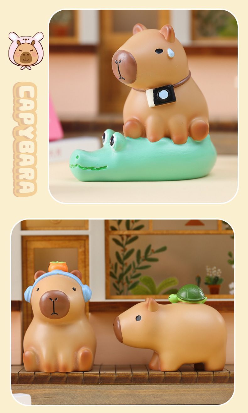 Capybara Kapibara Series Mini Figures Blind Box Collection/blind box ...