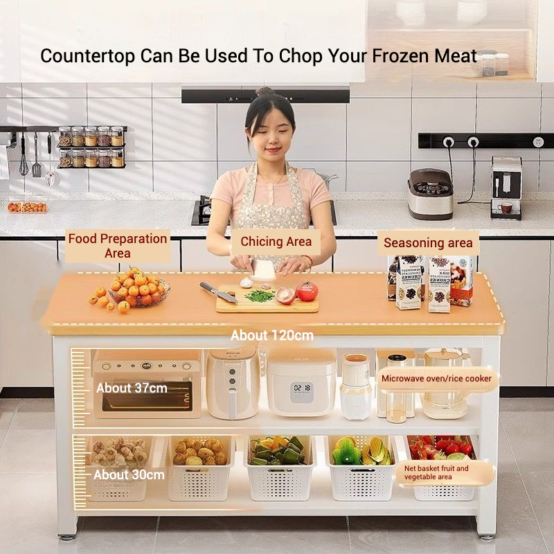 Kitchen Table Countertop Kitchen Rack 2 Tier 3 Tier Stainless Steel ...