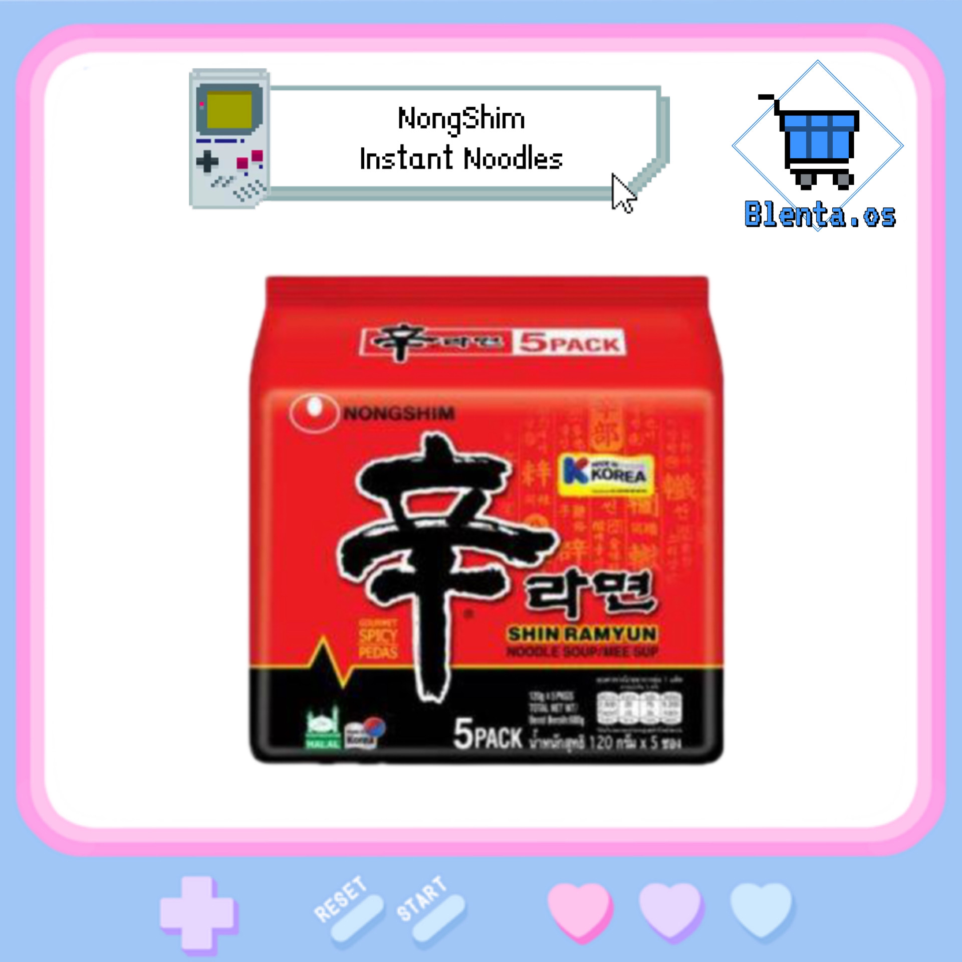 NongShim Korea Shin Ramyun/Kimchi Ramyun/Claypot Ramyum 5x120g🔥SG READY ...
