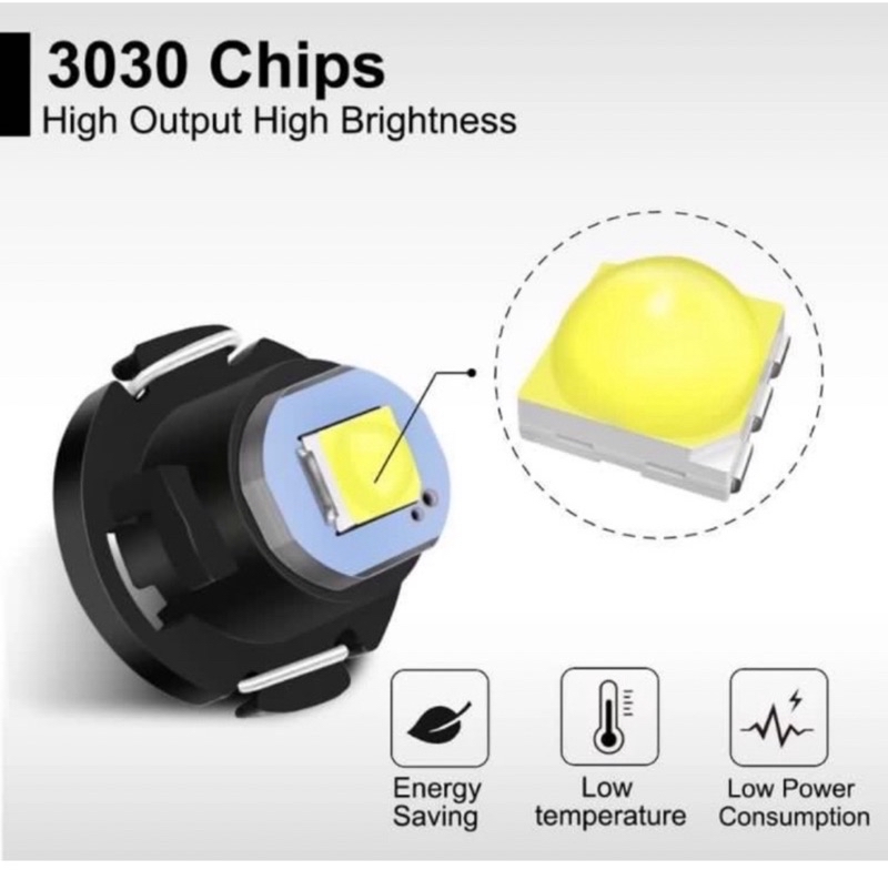 T4.7 t5 LED 3030 for dashboard - cabin- boot- panel - aircon etc ...