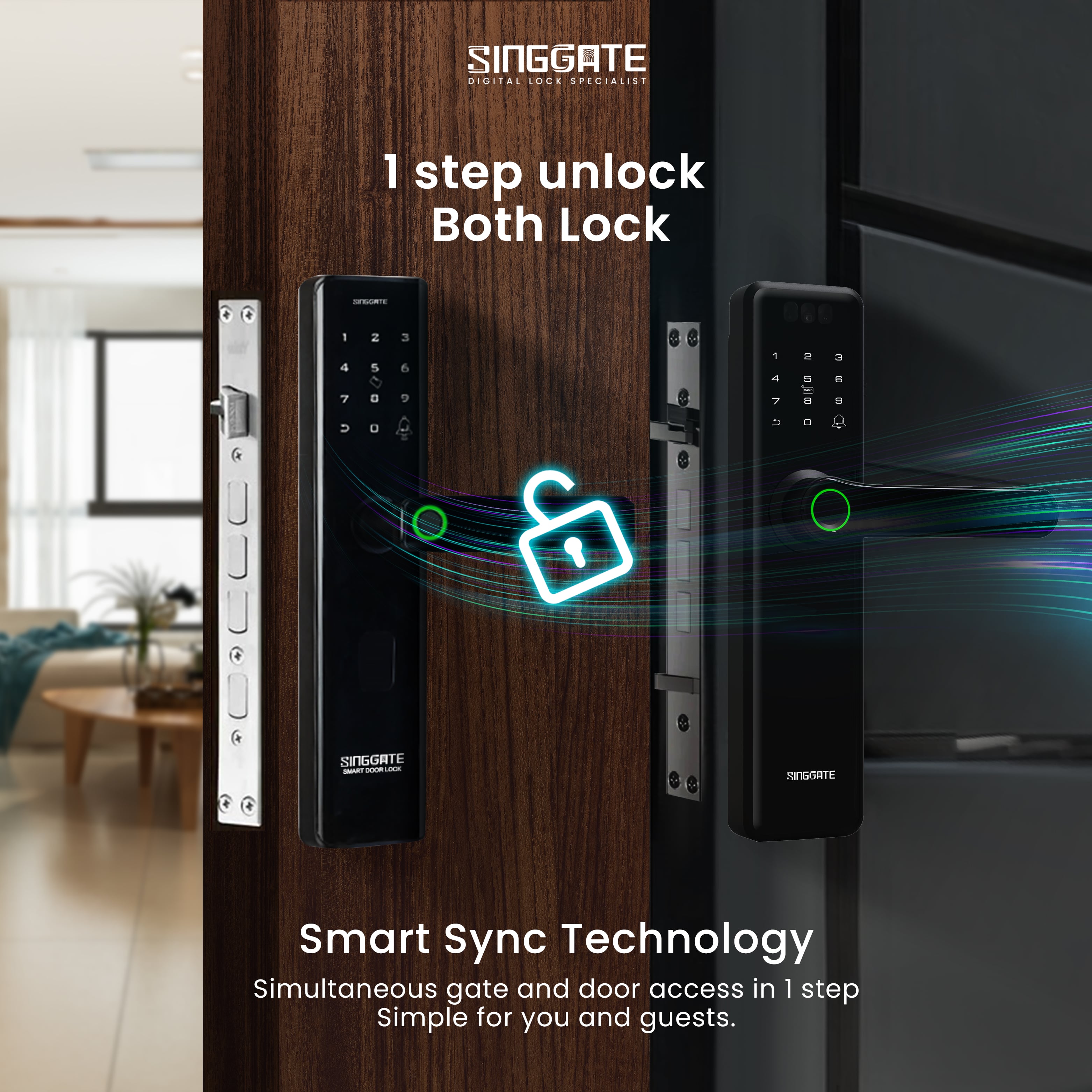 【Synchronized Model】FREE Installation | SINGGATE [FM025] Digital Gate ...