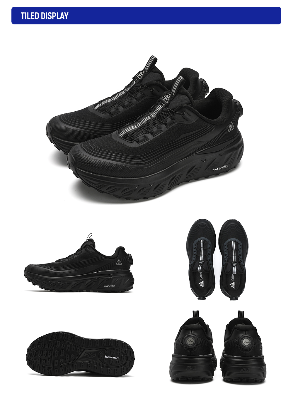FILA CORE ATHLETICS BOA EXPLORER 1+ Men Sneakers (Black / Grey ...