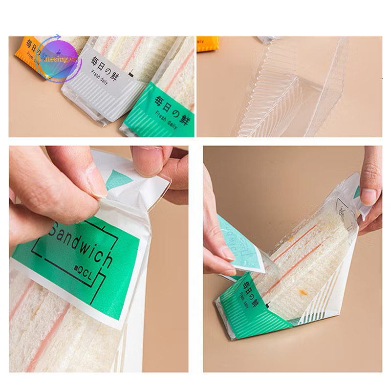 💯SG Ready Stock 100pcs BOPP Sandwich Packaging Bag Package Plastic Wrap ...