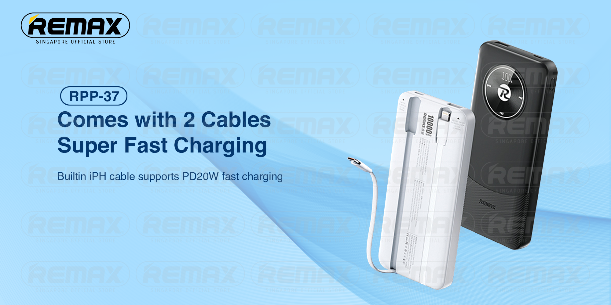 [CCC Certified] RPP-37/RPP-38 10000mAh/20000mAh 20W+22.5W Dual Fast ...