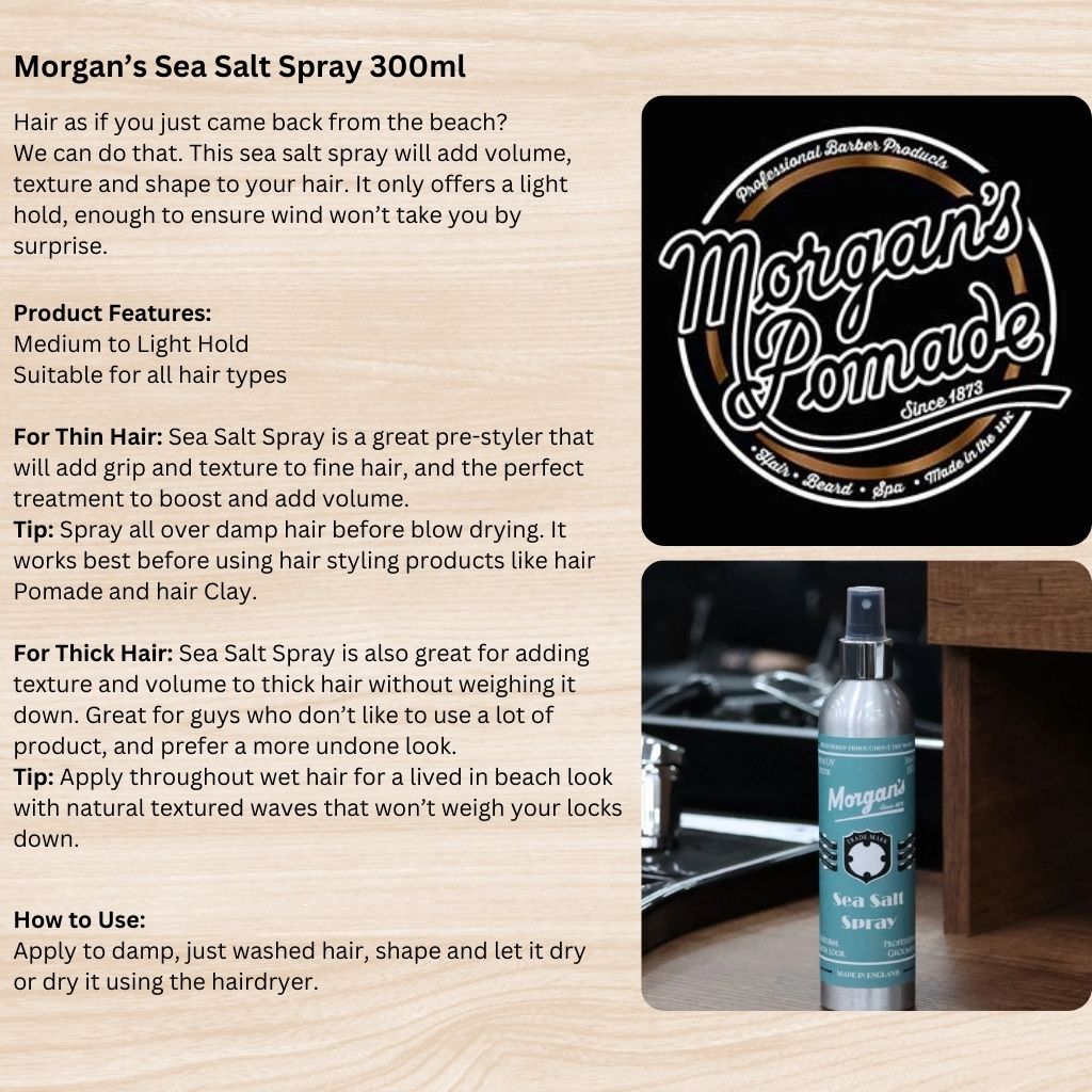 Morgan’s Sea Salt Spray 300ml | Shopee Singapore