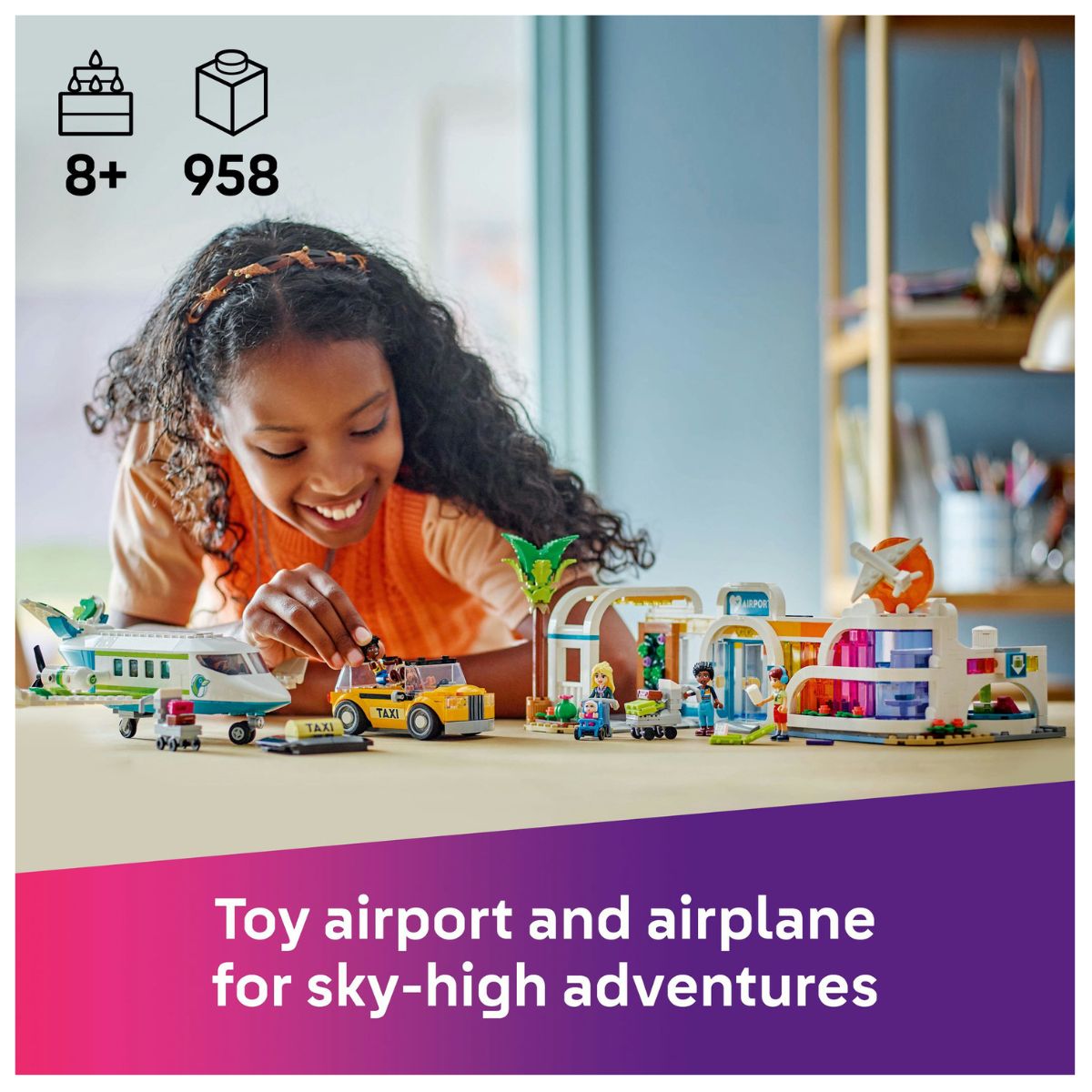 LEGO 42656 Friends Heartlake City Airport and Airplane | Shopee Singapore