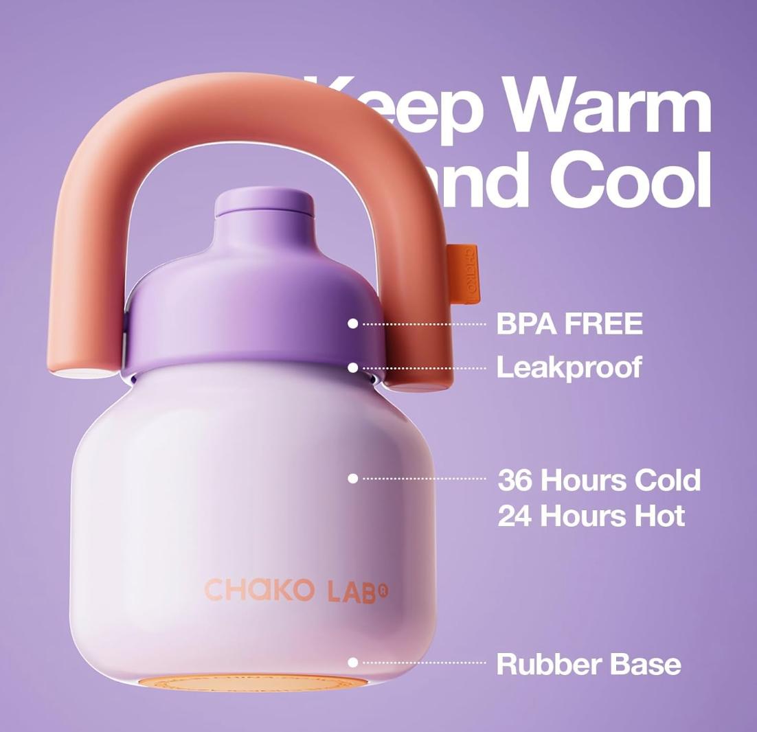 CHAKO LAB 1000ml Premium-Grade Stainless Steel Bottle | Leak-Proof