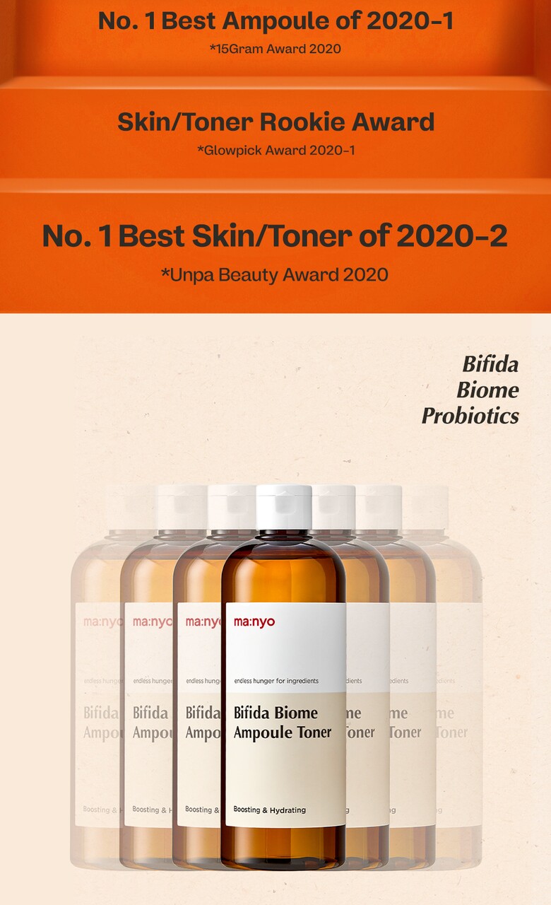 ma:nyo [Manyo Factory] Bifida Biome Ampoule Toner, 210ml | Shopee Singapore