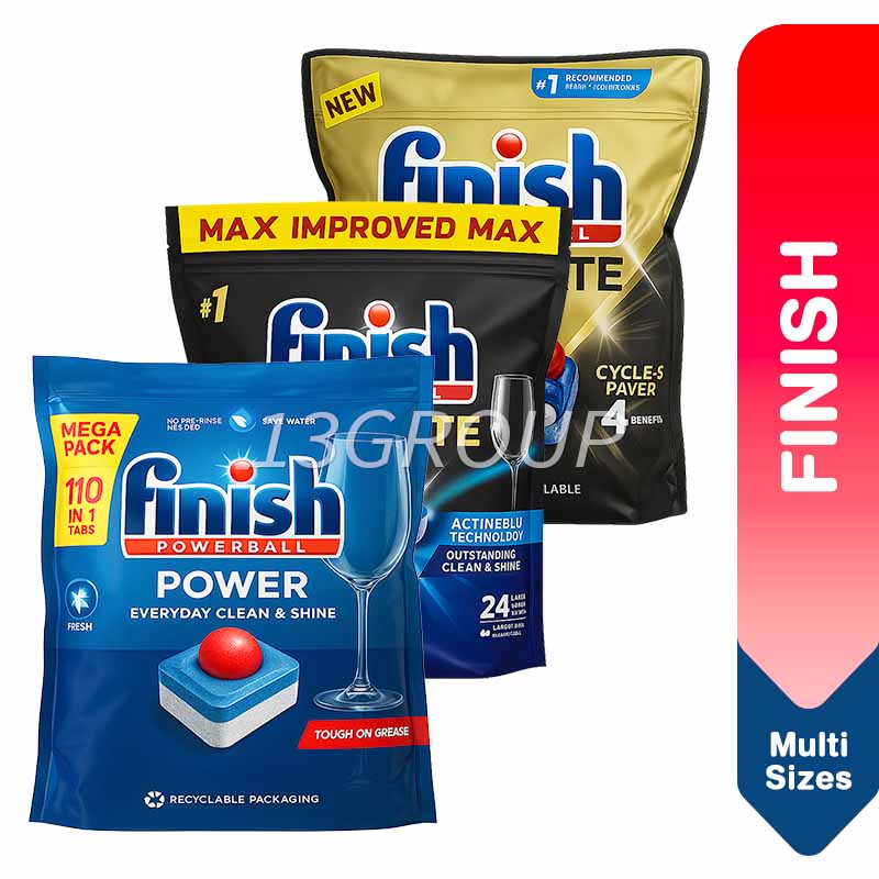 Finish Powerball Dishwasher Tablets Dishwashing Detergent, Assorted ...